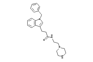 3-(1-benzylindol-3-yl)-N-(2-piperazinoethyl)propionamide