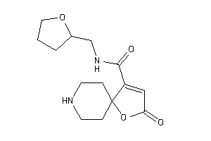 2-keto-N-(tetrahydrofurfuryl)-1-oxa-8-azaspiro[4.5]dec-3-ene-4-carboxamide