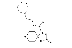 2-keto-N-(2-piperidinoethyl)-1-oxa-8-azaspiro[4.5]dec-3-ene-4-carboxamide
