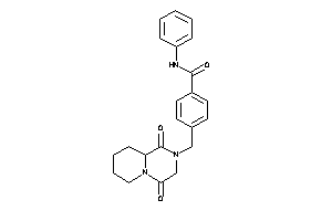 4-[(1,4-diketo-3,6,7,8,9,9a-hexahydropyrido[1,2-a]pyrazin-2-yl)methyl]-N-phenyl-benzamide