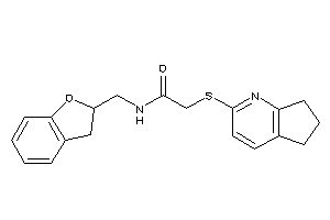 N-(coumaran-2-ylmethyl)-2-(1-pyrindan-2-ylthio)acetamide