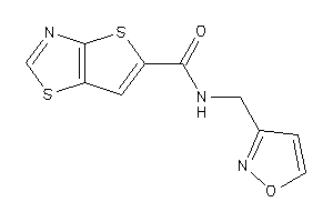 N-(isoxazol-3-ylmethyl)thieno[2,3-d]thiazole-5-carboxamide