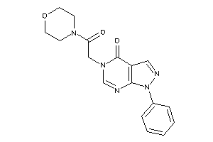 5-(2-keto-2-morpholino-ethyl)-1-phenyl-pyrazolo[3,4-d]pyrimidin-4-one