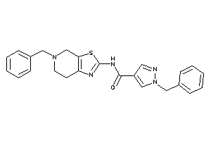 1-benzyl-N-(5-benzyl-6,7-dihydro-4H-thiazolo[5,4-c]pyridin-2-yl)pyrazole-4-carboxamide