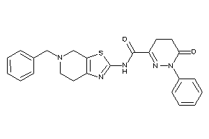 N-(5-benzyl-6,7-dihydro-4H-thiazolo[5,4-c]pyridin-2-yl)-6-keto-1-phenyl-4,5-dihydropyridazine-3-carboxamide