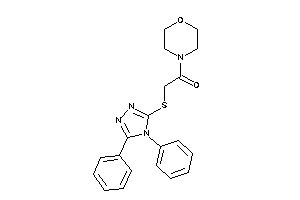 2-[(4,5-diphenyl-1,2,4-triazol-3-yl)thio]-1-morpholino-ethanone