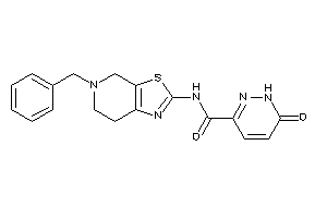 Image of N-(5-benzyl-6,7-dihydro-4H-thiazolo[5,4-c]pyridin-2-yl)-6-keto-1H-pyridazine-3-carboxamide