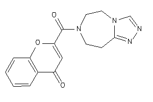 Image of 2-(5,6,8,9-tetrahydro-[1,2,4]triazolo[3,4-g][1,4]diazepine-7-carbonyl)chromone