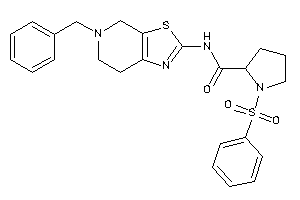 N-(5-benzyl-6,7-dihydro-4H-thiazolo[5,4-c]pyridin-2-yl)-1-besyl-pyrrolidine-2-carboxamide