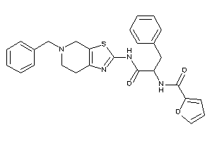 N-[1-benzyl-2-[(5-benzyl-6,7-dihydro-4H-thiazolo[5,4-c]pyridin-2-yl)amino]-2-keto-ethyl]-2-furamide