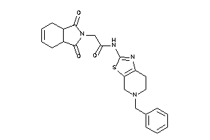 N-(5-benzyl-6,7-dihydro-4H-thiazolo[5,4-c]pyridin-2-yl)-2-(1,3-diketo-3a,4,7,7a-tetrahydroisoindol-2-yl)acetamide