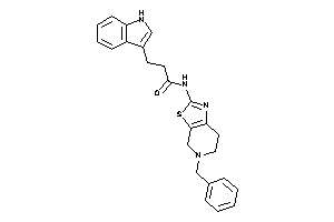 N-(5-benzyl-6,7-dihydro-4H-thiazolo[5,4-c]pyridin-2-yl)-3-(1H-indol-3-yl)propionamide