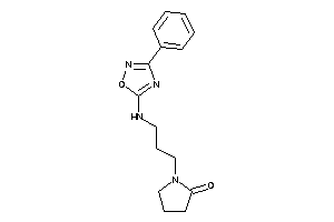 Image of 1-[3-[(3-phenyl-1,2,4-oxadiazol-5-yl)amino]propyl]-2-pyrrolidone