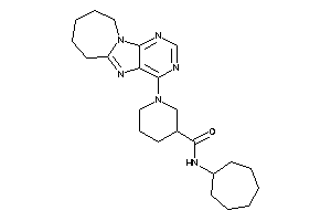 Image of N-cycloheptyl-1-(7,8,9,10-tetrahydro-6H-purino[9,8-a]azepin-4-yl)nipecotamide