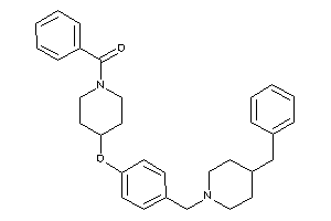 [4-[4-[(4-benzylpiperidino)methyl]phenoxy]piperidino]-phenyl-methanone