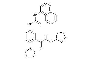 5-(1-naphthylcarbamoylamino)-2-pyrrolidino-N-(tetrahydrofurfuryl)benzamide