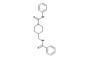 4-(benzamidomethyl)-N-phenyl-piperidine-1-carboxamide