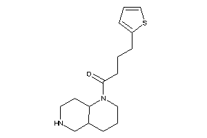 1-(3,4,4a,5,6,7,8,8a-octahydro-2H-1,6-naphthyridin-1-yl)-4-(2-thienyl)butan-1-one