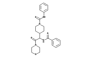 Image of 4-(1-benzamido-2-keto-2-morpholino-ethyl)-N-phenyl-piperidine-1-carboxamide