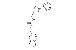 Image of 3-coumaran-5-yl-N-[(1-phenylpyrazol-4-yl)methyl]acrylamide