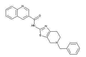 N-(5-benzyl-6,7-dihydro-4H-thiazolo[5,4-c]pyridin-2-yl)quinoline-3-carboxamide