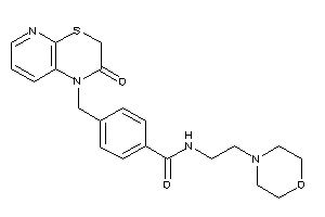 Image of 4-[(2-ketopyrido[2,3-b][1,4]thiazin-1-yl)methyl]-N-(2-morpholinoethyl)benzamide