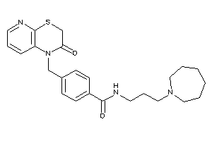 N-[3-(azepan-1-yl)propyl]-4-[(2-ketopyrido[2,3-b][1,4]thiazin-1-yl)methyl]benzamide
