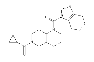 Cyclopropyl-[1-(4,5,6,7-tetrahydrobenzothiophene-3-carbonyl)-2,3,4,4a,5,7,8,8a-octahydro-1,6-naphthyridin-6-yl]methanone