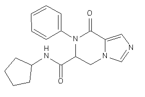 N-cyclopentyl-8-keto-7-phenyl-5,6-dihydroimidazo[1,5-a]pyrazine-6-carboxamide
