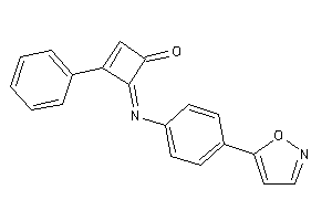 4-(4-isoxazol-5-ylphenyl)imino-3-phenyl-cyclobut-2-en-1-one