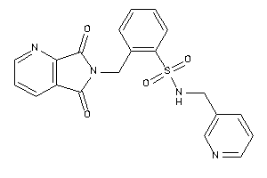 Image of 2-[(5,7-diketopyrrolo[3,4-b]pyridin-6-yl)methyl]-N-(3-pyridylmethyl)benzenesulfonamide
