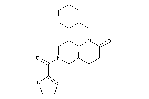 1-(cyclohexylmethyl)-6-(2-furoyl)-4,4a,5,7,8,8a-hexahydro-3H-1,6-naphthyridin-2-one