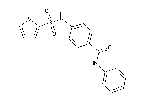 N-phenyl-4-(2-thienylsulfonylamino)benzamide
