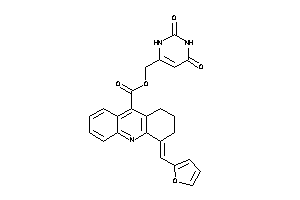Image of 4-(2-furfurylidene)-2,3-dihydro-1H-acridine-9-carboxylic Acid (2,4-diketo-1H-pyrimidin-6-yl)methyl Ester