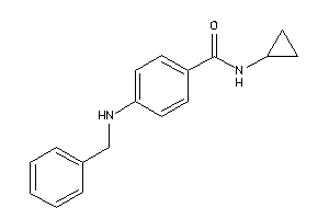 4-(benzylamino)-N-cyclopropyl-benzamide