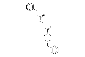 Image of N-[3-(4-benzylpiperazino)-3-keto-propyl]-3-phenyl-acrylamide