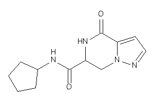 N-cyclopentyl-4-keto-6,7-dihydro-5H-pyrazolo[1,5-a]pyrazine-6-carboxamide