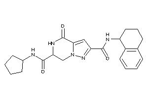 N'-cyclopentyl-4-keto-N-tetralin-1-yl-6,7-dihydro-5H-pyrazolo[1,5-a]pyrazine-2,6-dicarboxamide
