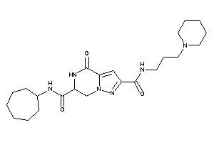 N'-cycloheptyl-4-keto-N-(3-piperidinopropyl)-6,7-dihydro-5H-pyrazolo[1,5-a]pyrazine-2,6-dicarboxamide