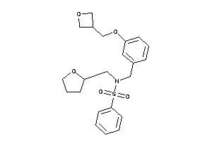 N-[3-(oxetan-3-ylmethoxy)benzyl]-N-(tetrahydrofurfuryl)benzenesulfonamide