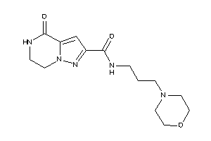 4-keto-N-(3-morpholinopropyl)-6,7-dihydro-5H-pyrazolo[1,5-a]pyrazine-2-carboxamide