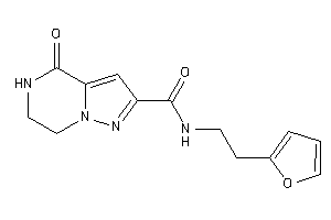 N-[2-(2-furyl)ethyl]-4-keto-6,7-dihydro-5H-pyrazolo[1,5-a]pyrazine-2-carboxamide