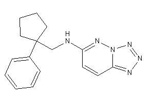 (1-phenylcyclopentyl)methyl-(tetrazolo[5,1-f]pyridazin-6-yl)amine