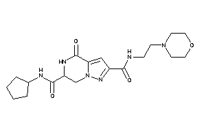 N'-cyclopentyl-4-keto-N-(2-morpholinoethyl)-6,7-dihydro-5H-pyrazolo[1,5-a]pyrazine-2,6-dicarboxamide