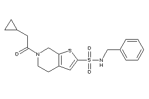 N-benzyl-6-(2-cyclopropylacetyl)-5,7-dihydro-4H-thieno[2,3-c]pyridine-2-sulfonamide