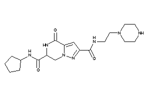 N'-cyclopentyl-4-keto-N-(2-piperazinoethyl)-6,7-dihydro-5H-pyrazolo[1,5-a]pyrazine-2,6-dicarboxamide