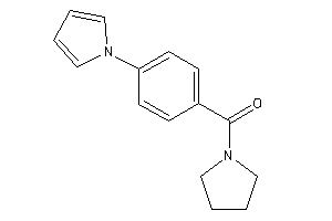 Pyrrolidino-(4-pyrrol-1-ylphenyl)methanone