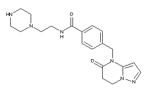Image of 4-[(5-keto-6,7-dihydropyrazolo[1,5-a]pyrimidin-4-yl)methyl]-N-(2-piperazinoethyl)benzamide