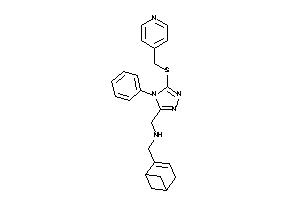 4-bicyclo[3.1.1]hept-3-enylmethyl-[[4-phenyl-5-(4-pyridylmethylthio)-1,2,4-triazol-3-yl]methyl]amine
