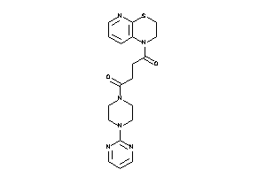 Image of 1-(2,3-dihydropyrido[2,3-b][1,4]thiazin-1-yl)-4-[4-(2-pyrimidyl)piperazino]butane-1,4-dione
